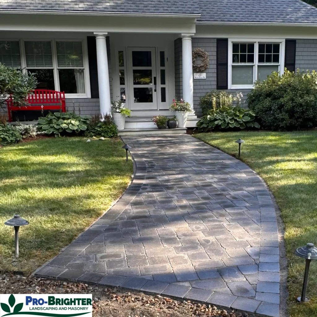 Cape Cod landscaping project by Pro Brighter