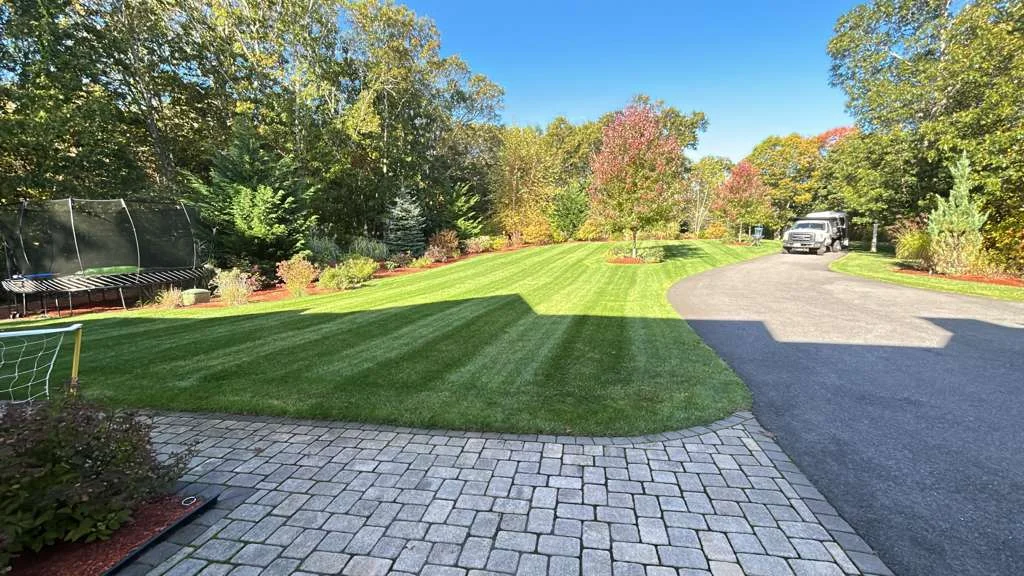 Cape Cod masonry and landscaping project