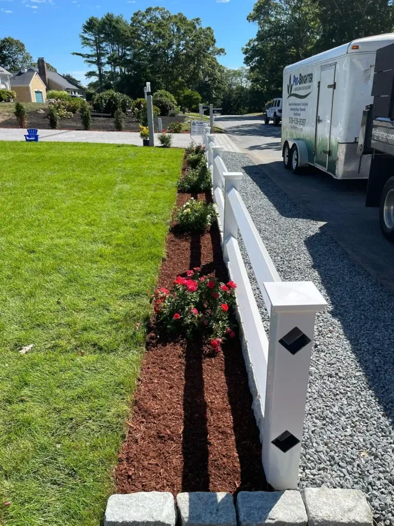 Landscaped yard on Cape Cod by Pro Brighter