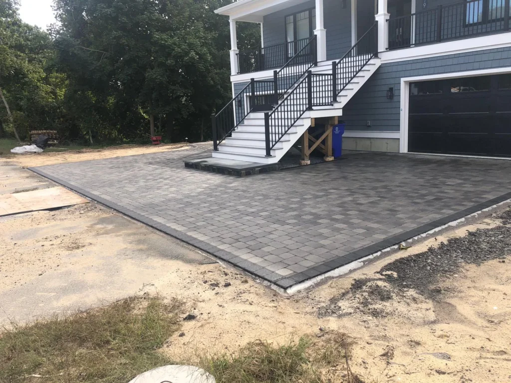 Hardscape and planting project in Barnstable County