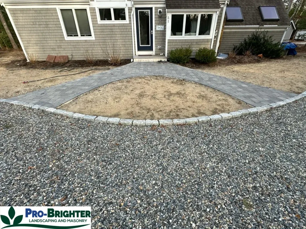 Cape Cod landscaping project by Pro Brighter