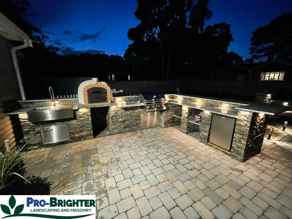 Cape Cod masonry and landscaping project