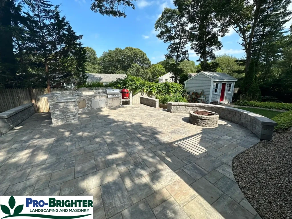 Stone patio and hardscape on Cape Cod