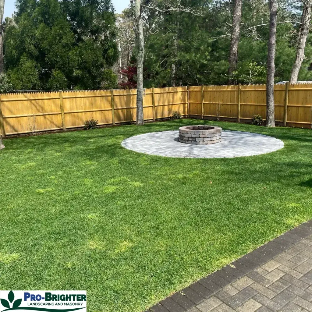 Hardscape and planting project in Barnstable County