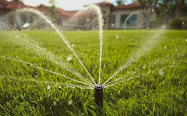 Lawn irrigation system on Cape Cod