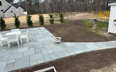 Stone masonry work on Cape Cod